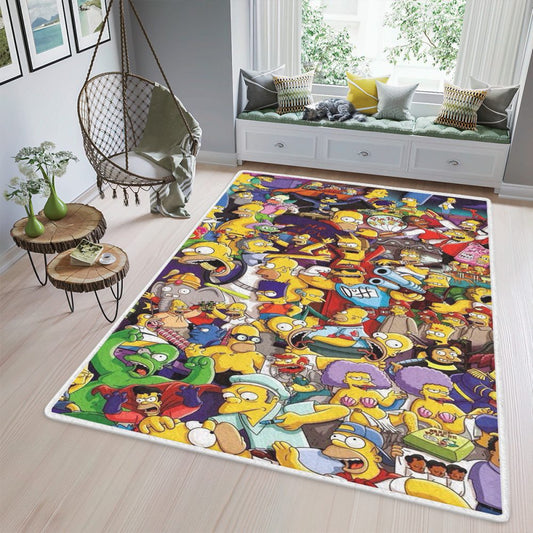 The Simpson Fan Gift The Simpson Family Carpet Area Rug