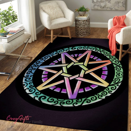 Wicca Fairy Star Carpet Area Rug