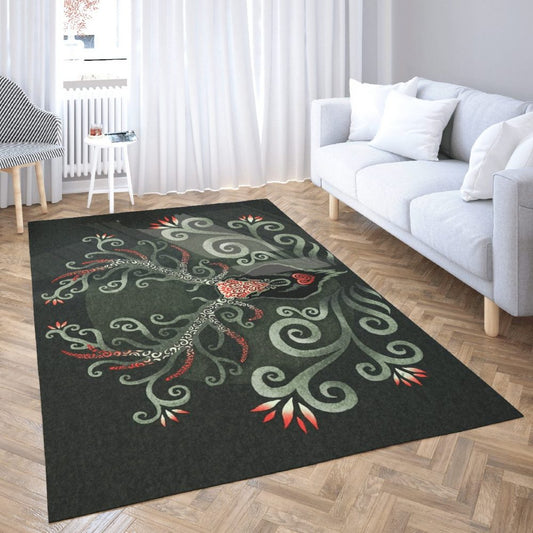 Wicca Elk Carpet Area Rug