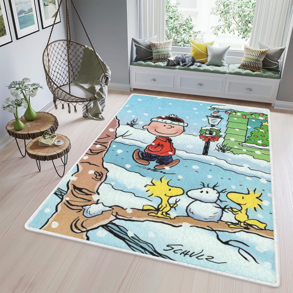 Christmas Gift Peanuts Carpet Area Rug