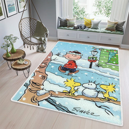 Christmas Gift Peanuts Carpet Area Rug