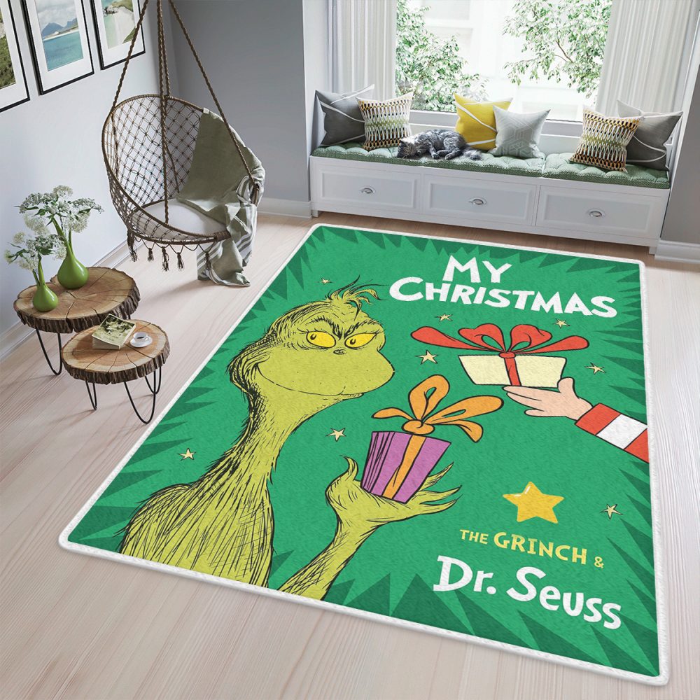 The Grinch How the Grinch Stole Christmas Fantasy Comedy Gift Fan Carpet Area Rug