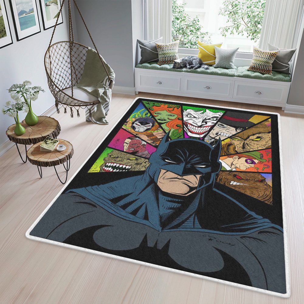 Batman And Villains DC Comisc Batman Carpet Area Rug