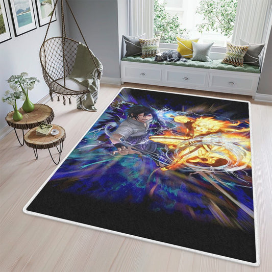 Uzumaki Naruto Uchiha Sasuke Carpet Area Rug 2