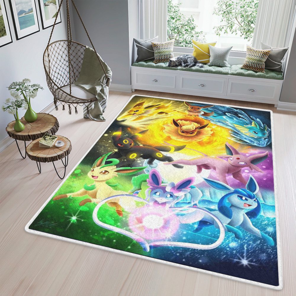 All Monsters In Pokemon Manga Luminous Energy Christmas Gifts Carpet Area Rug
