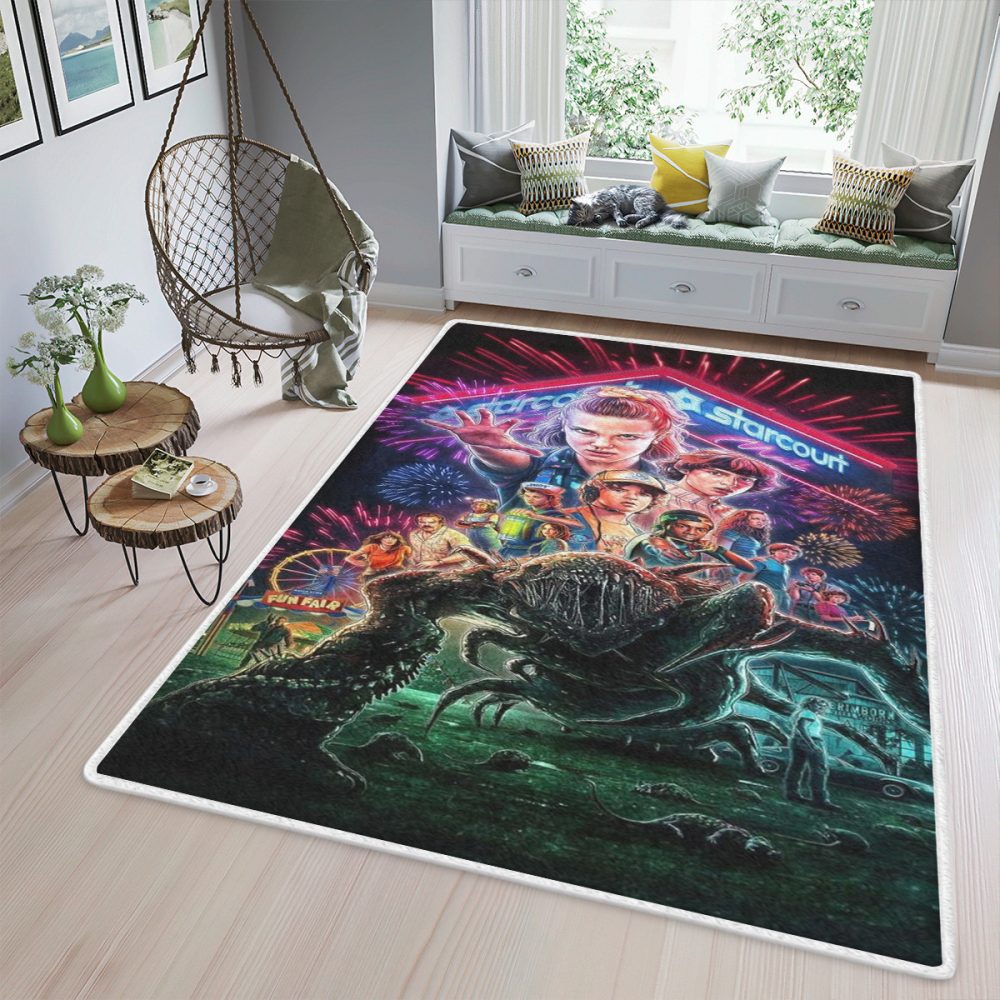 Stranger Things TV Series Christmas Gifts Carpet Area Rug