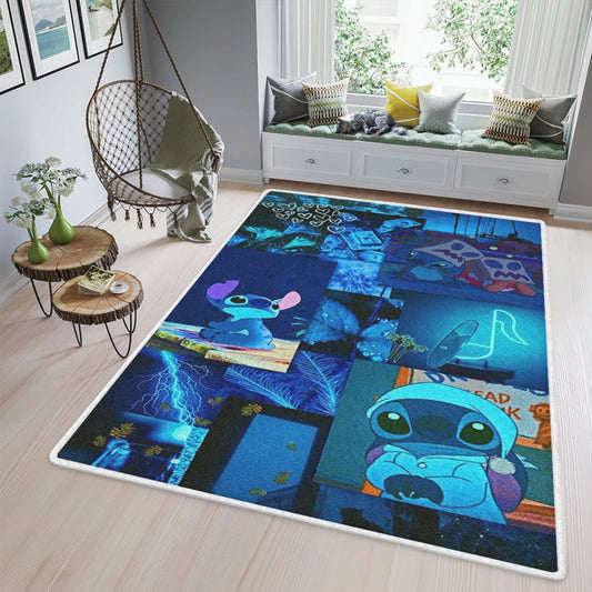 Stitch Themed Christmas Gifts Carpet Area Rug