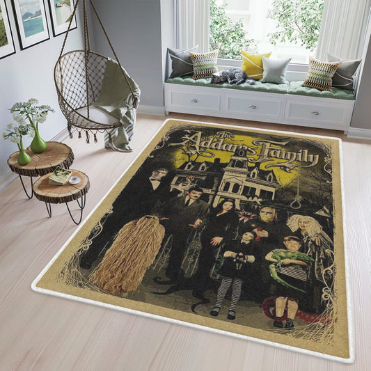 The Addams Family Horror Flims Christmas Gift Carpet Area Rug
