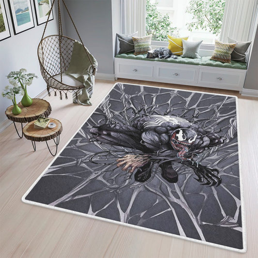 Venom Marvel Movie 2 Fan Gift Venom Marvel Movie Carpet Area Rug