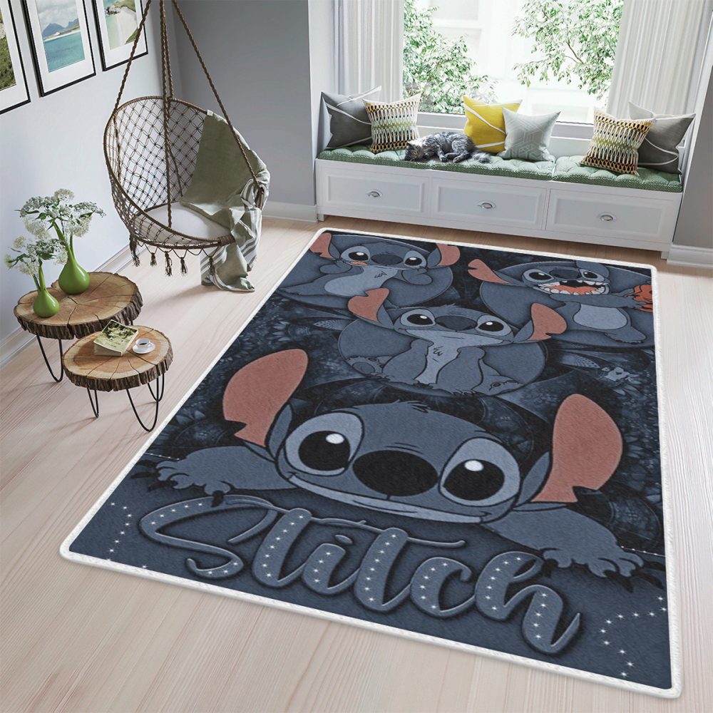 Walt Disney Stitch Stitch And Lilo Carpet Area Rug