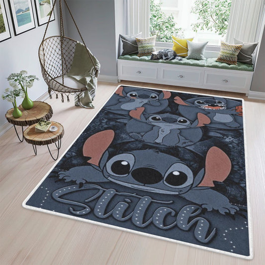 Walt Disney Stitch Stitch And Lilo Carpet Area Rug