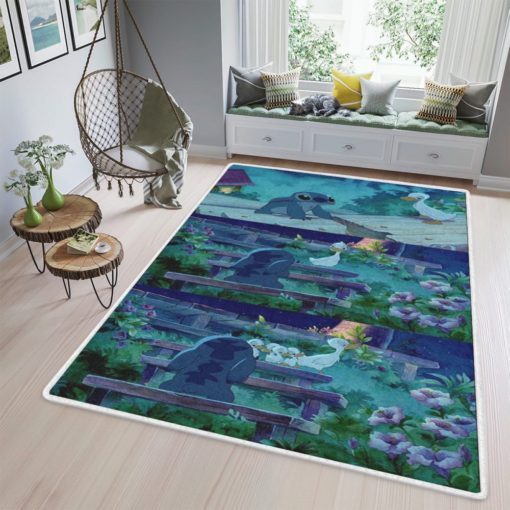 Walt Disney Stitch Stitch And Lilo Carpet Area Rug 2