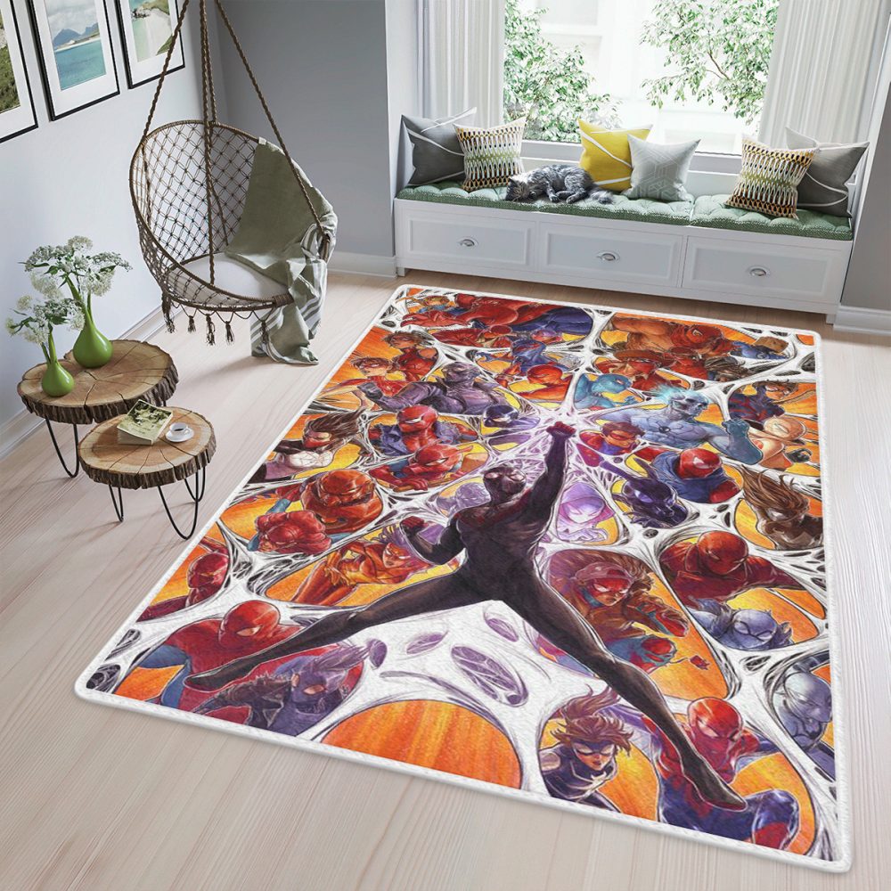 Super Power SpiderMan Marvel Comics Christmas Gifts LoverSpiderMan Carpet Area Rug