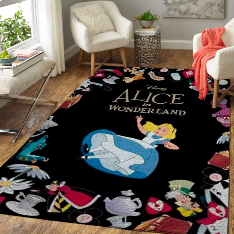 Alice Disney Im Wunderland Carpet Area Rug 1