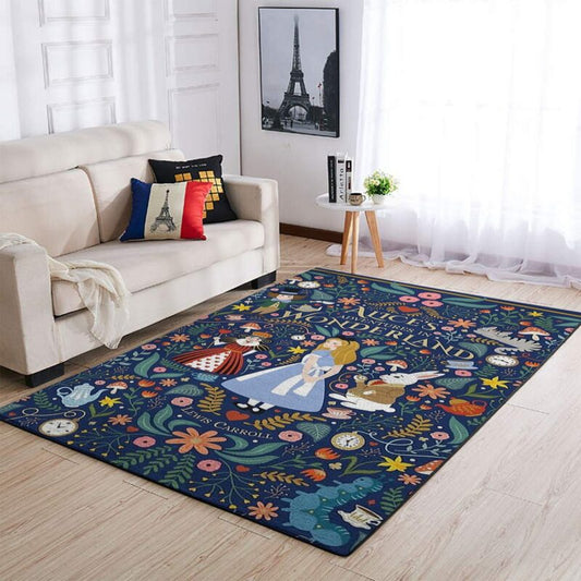 Alice'S In Disneys Garten Carpet Area Rug