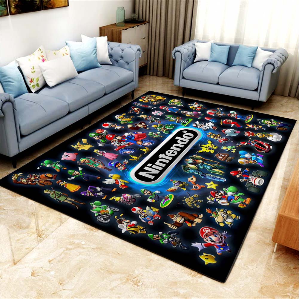 Alle Charakter Nintendo Carpet Area Rug Wohnzimmer KüchenCarpet Area Rug Carpet Area Rugboden