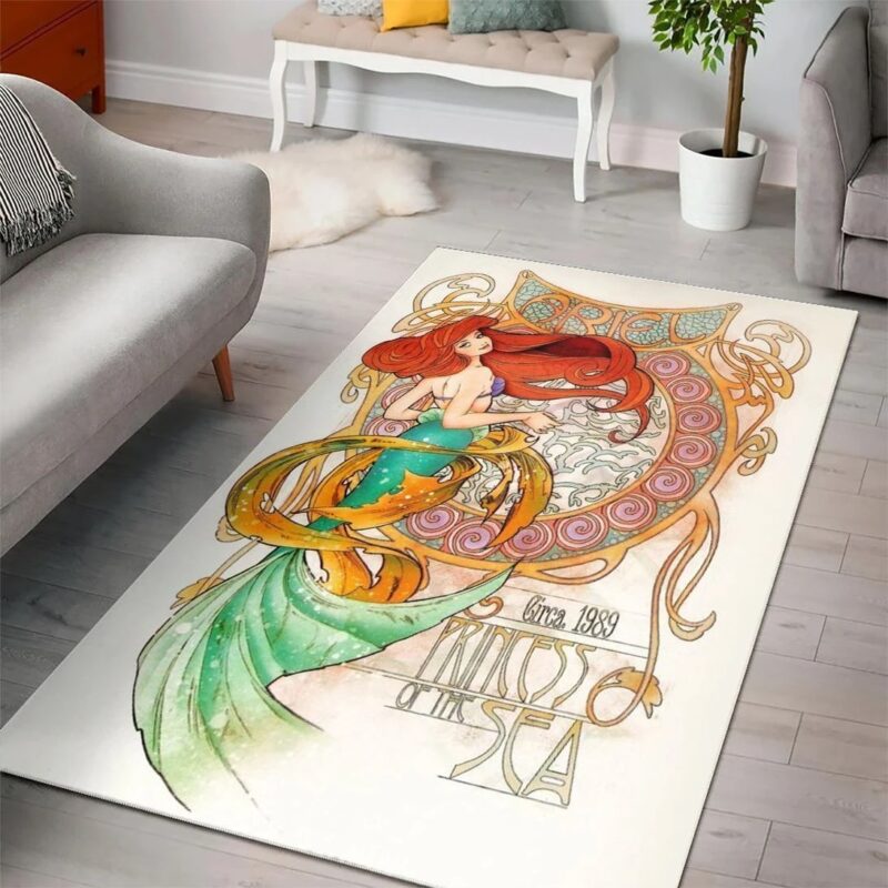Ariel Disney Prinzessin Charaktere Disney Filme Carpet Area Rug