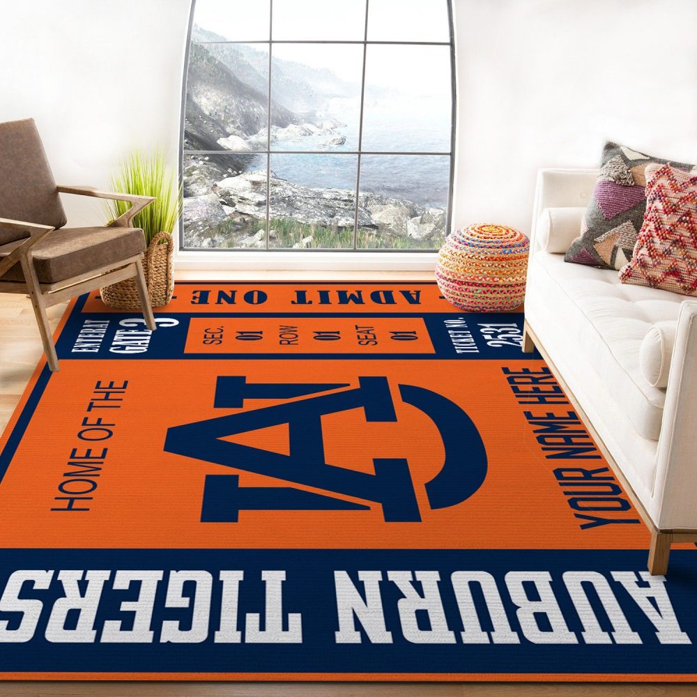 Auburn Tigers Carpet Area Rug