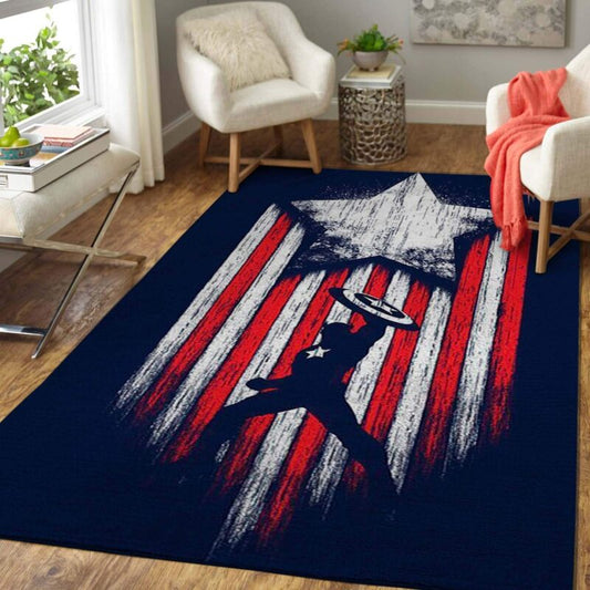 Avengers Marval Captain Carpet Area Rug