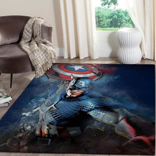 Avengers Marval Held Captain Carpet Area Rug 5