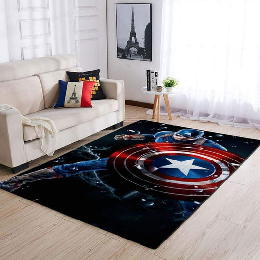 Avengers Marval Held Captain Carpet Area Rug