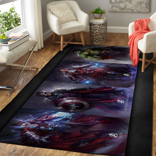 Avengers Marval Superheld Carpet Area Rug 8