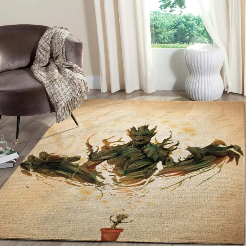 Baby Groot Carpet Area Rug 1