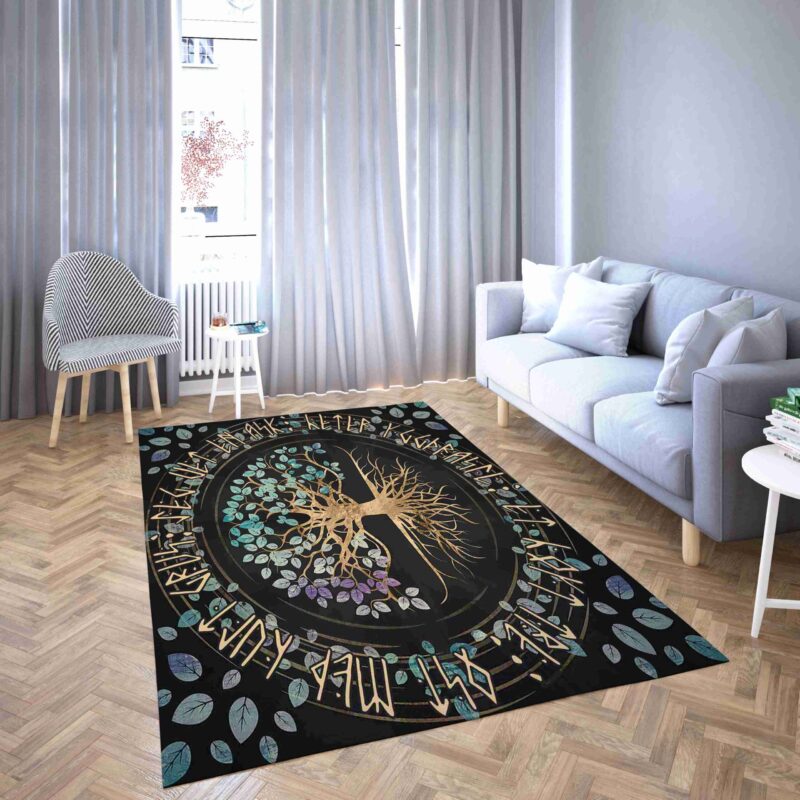 Baum des Lebens Yggdrasil Carpet Area Rug