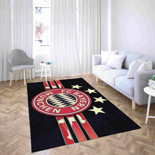 Bayern Munchen Football Club Geist Carpet Area Rug