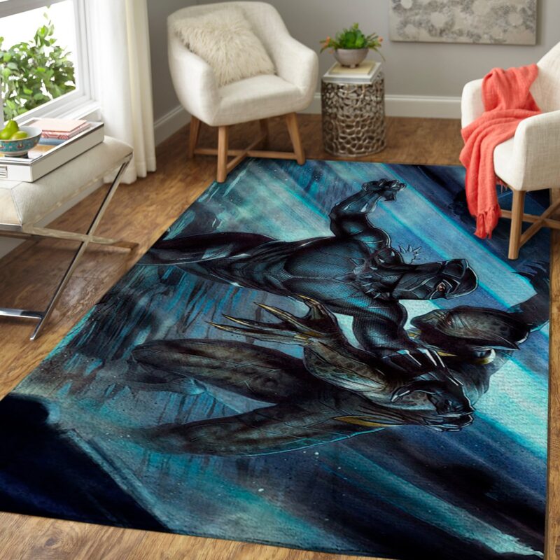 Black Panther Gegen Erik Killmonger Black Panther Film Carpet Area Rug