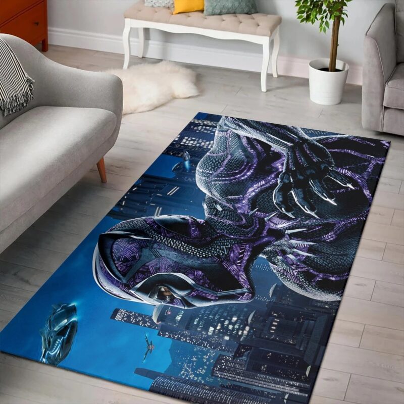 Black Panther Marvel Film Film Big Lebowski Carpet Area Rug
