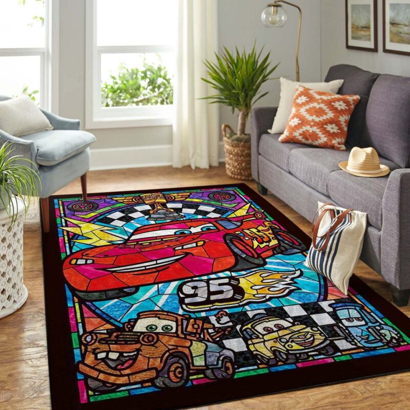 Blitz Mcqeen Disney Carpet Area Rug