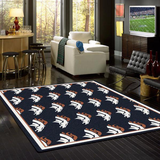 Denver Broncos Wiederholen Carpet Area Rug