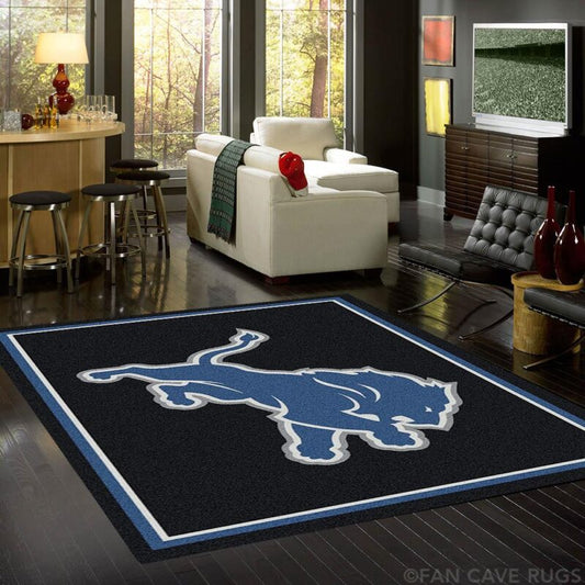 Detroit Lions Nfl Carpet Area Rug 1