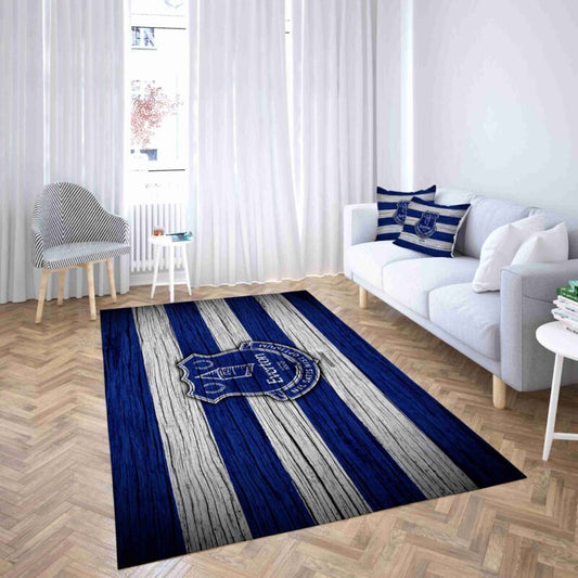 Everton Blau Und Weib Carpet Area Rug