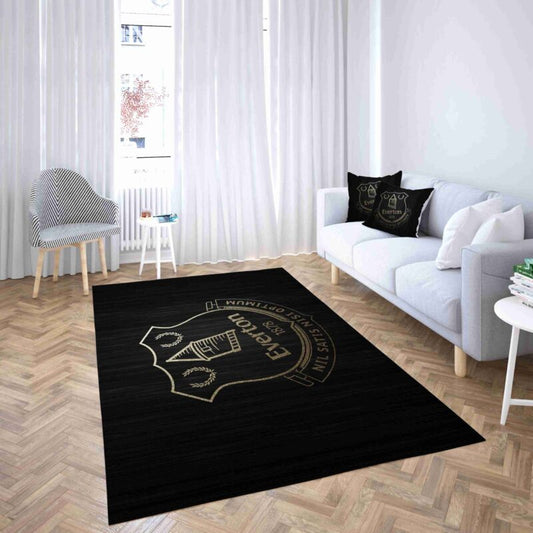 Everton Goldes Logo Carpet Area Rug