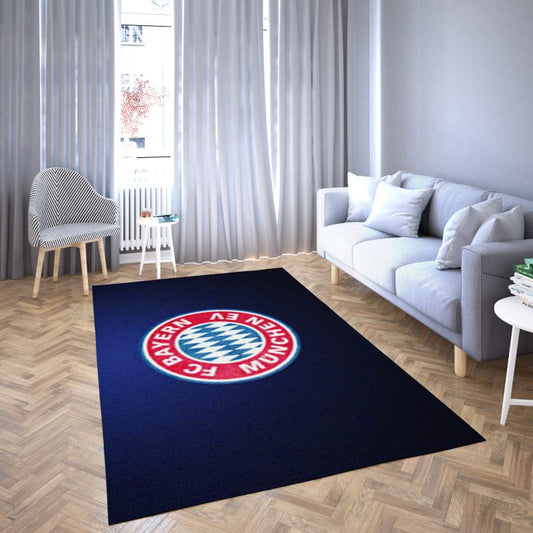 Fc Bayern Funkelnder Carpet Area Rug Im Hintergrund