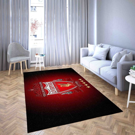 Fc Liverpool Logo Premier League Carpet Area Rug 1
