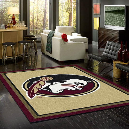 Florida State Seminoles football Ncaa Division Carpet Area Rug