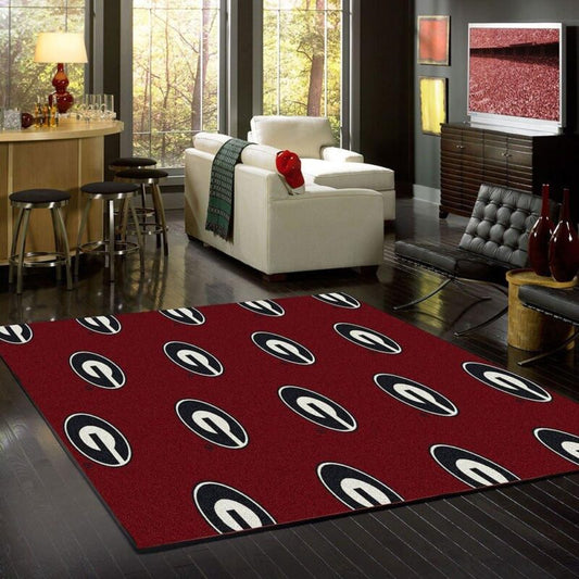 Georgia Nfl Carpet Area Rug 1