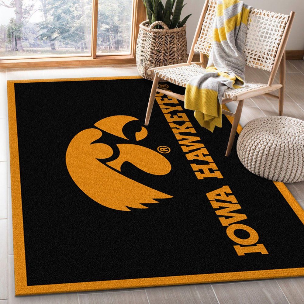 Iowa Hawkeye Carpet Area Rug
