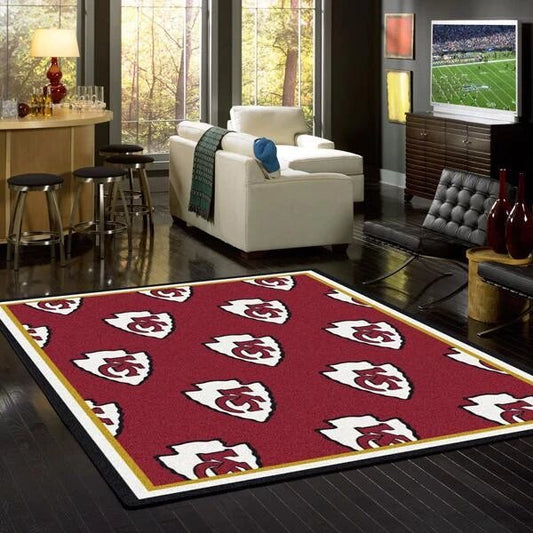 Kansas City Chiefs Wiederholen Carpet Area Rug