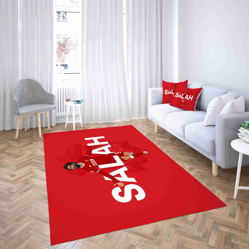 Liverpool Mohamed Salah Glucklich Carpet Area Rug