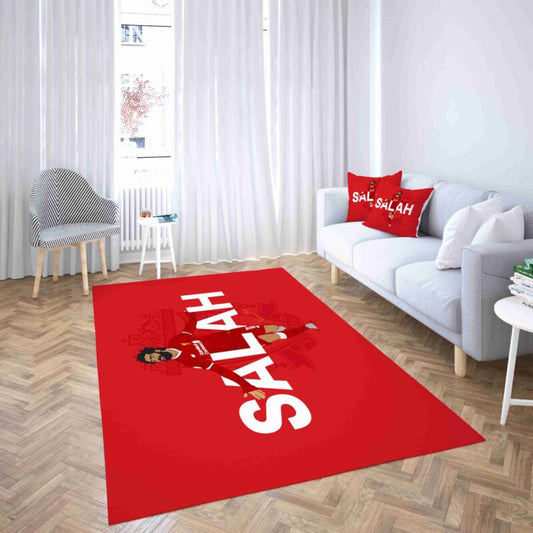 Liverpool Mohamed Salah Glucklich Carpet Area Rug