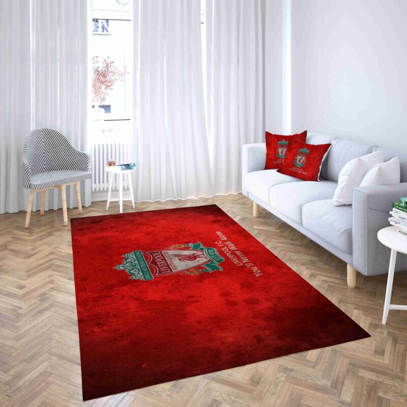 Liverpool Rot Gemischt Carpet Area Rug