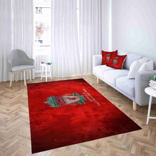 Liverpool Rot Gemischt Carpet Area Rug