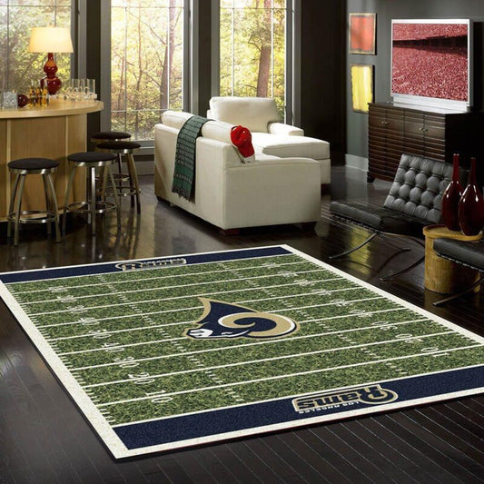 Los Angeles Rams Team Heimfeld Carpet Area Rug