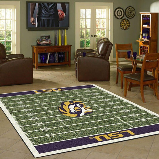 Lsu Team Home Field Carpet Area Rug