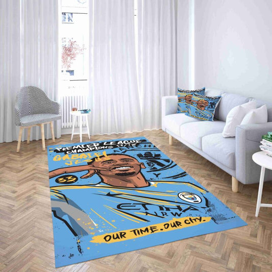 Manchester City Gabriel Jesus Carpet Area Rug
