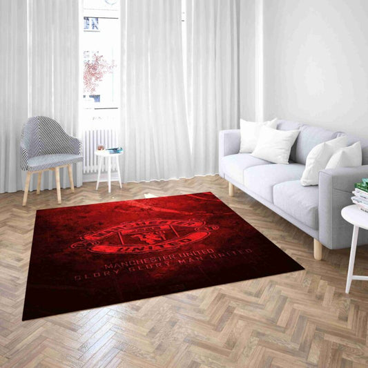 Manchester United football Spezielles Rot Carpet Area Rug